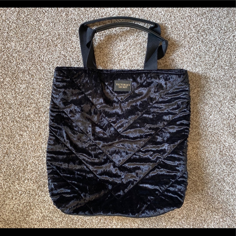 Velvet like Victoria secret shoulder bag